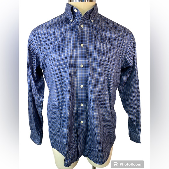 L.L. Bean Other - LL Bean 100% Cotton Long Sleeve Plaid Shirt Men’s Large Reg